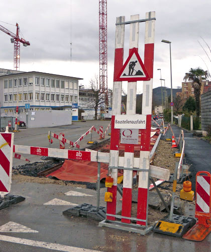 Baustellensignalisation